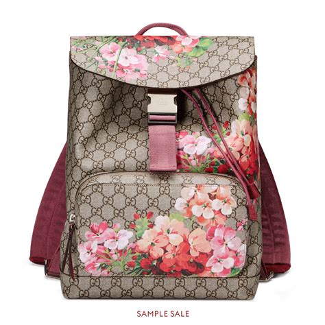 gucci supreme blooms backpack|gucci supreme canvas backpack.